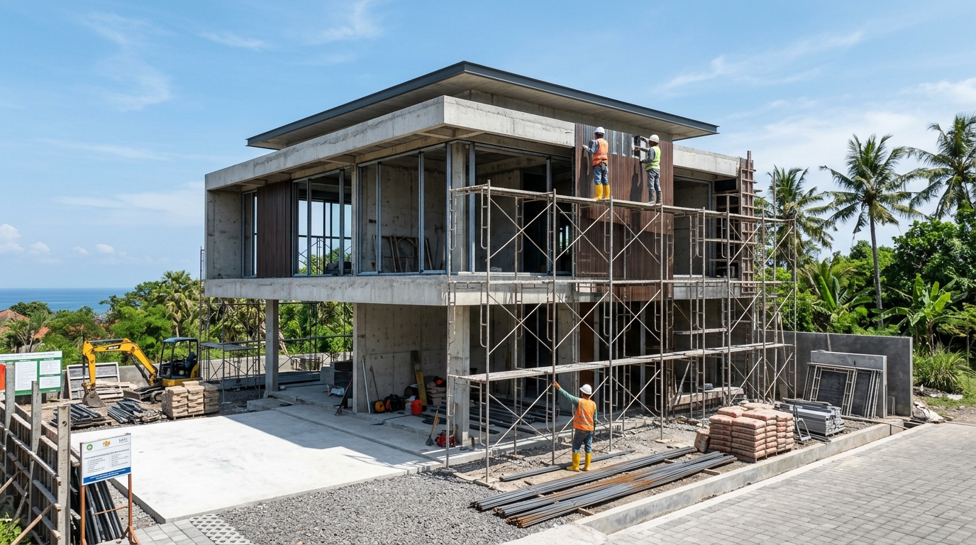 Dokumentasi Proyek Pembangunan Rumah 2 Lantai Purwokerto